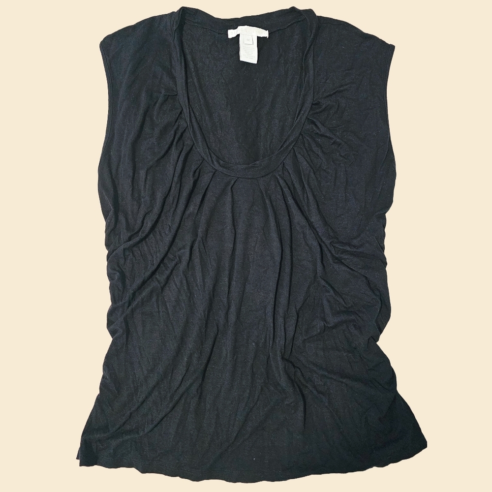 Design History - Black Sleeveless Soft Top